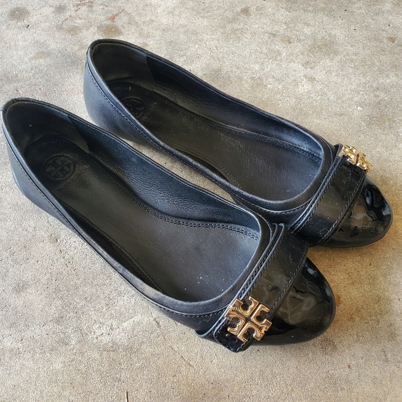 black tory burch flats sale